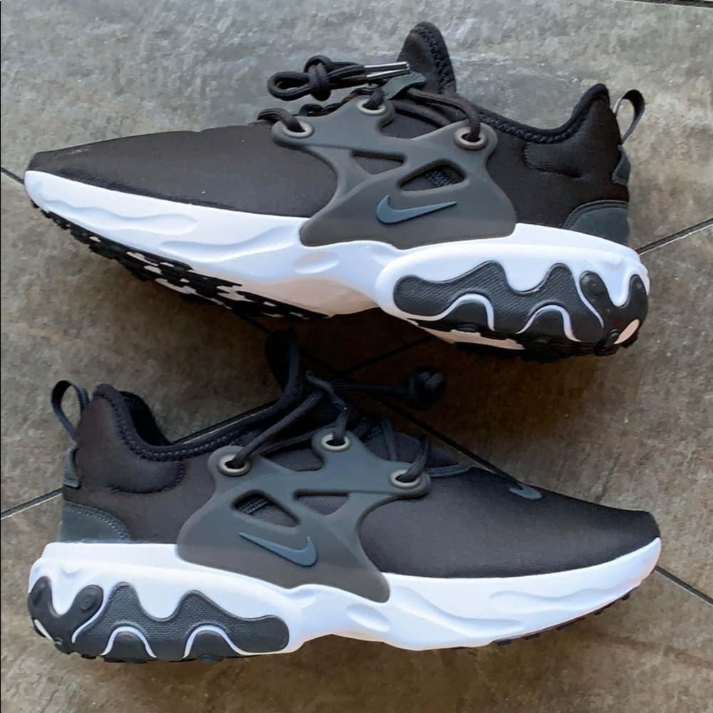 NIKE REACT PRESTO BLACK/OFF NOIR-WHITE MEN’s - Picture 3 of 16
